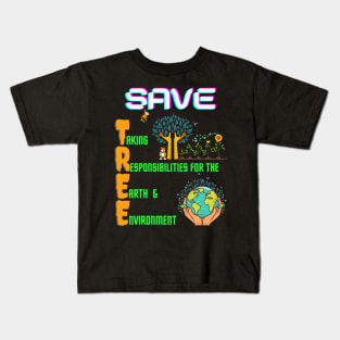 SAVE TREE Kids T-Shirt